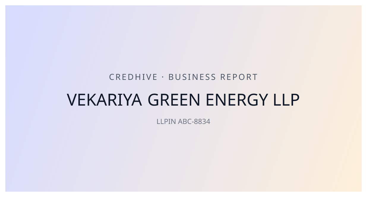Vekariya Green Energy LLP